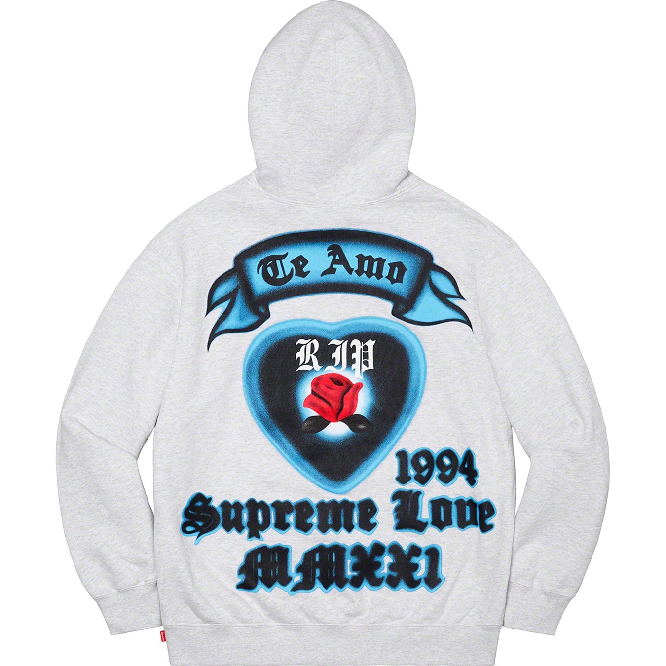 Supreme Love Hooded Sweatshirt view 2